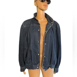 Daniel L Vintage 90s Jean Denim Coat Streetwear Grunge size large